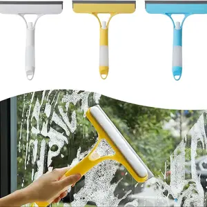 3-In-1 Window Cleaning Scraper, New Squeegee for Shower Glass, 3-In-1 Spray Function for Glass Doors & Mirrors, All-Purpose Cleaner Tool, Versatile Cleaning Tool, Household Cleaning Tool