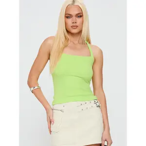 On The Edge Halter Bright Green