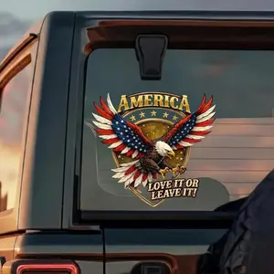 USA 250 Years Freedom Sticker 1776–2026 – American Eagle Flag Patriotic Car Window Vinyl Decal Waterproof Truck Gift