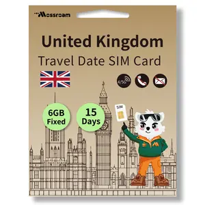 Great Britain(The UK) SIM Card – Prepaid Data Plans | 1GB, 2GB Daily or 6GB,10GB,20GB Fixed Data | 7, 10, 15,30 Days | High-Speed 4/5G LTE | No Daily Restrictions | for Tourists & Business Travelers