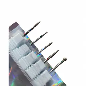 Diamond Drill Bit Manicure Set 5 PCS - Russian Manicure Drill Bits - Efile - Nail Cuticle Drill Bits