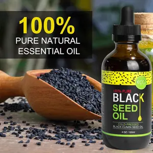 100% Natural Organic Cold-Pressed Liquid Pure Black Seed Oil winter hair care nourish scalp thicker-looking Argan Oil Hair Repair Conditioner