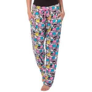 Hello Kitty And Friends Women's Chibi Character AOP Lounge Pajama Pants