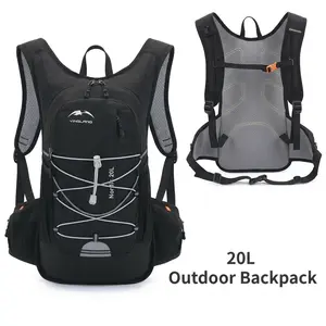 Professional 20L Hydration Backpack - Lightweight Running Vest & Cycling Pack, Water-Resistant Hiking Daypack with Breathable Mesh & Waist Pockets for Men & Women