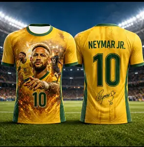 Neymar Jr. #10 Brazil Soccer Jersey - Fan Edition