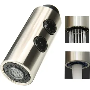 2 Functions Kitchen Sink Faucet Sprayer Head G 1/2 Pull Out Spray Head Replacement Attachment for Pull Down Kitchen Faucet Tap