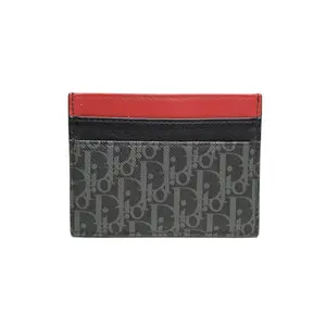 Pre-owned Dior leather Tote Bags 【DIZ】 Color Block PVC 2016 Monogram Card Holder P226157399
