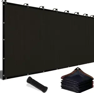 90% Light Blocking Blackout Cloth (Black, 10x13ft) - UV-Resistant Shaded Canopy, UV Block Awning with Reinforced Rivets for Camping, Garden
