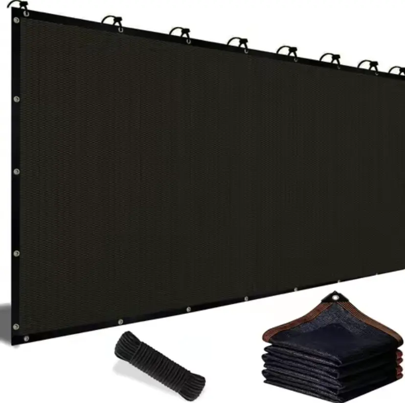 Riveted Rectangular Portable 90% Light Blocking Blackout Cloth (Black, 10x13ft) - UV-Resistant Outdoor Shade Canopy with Reinforced Rivets, Patio Shade Outdoor, Helps Guard Plants from Intense Sun for Camping, Backyard Patio