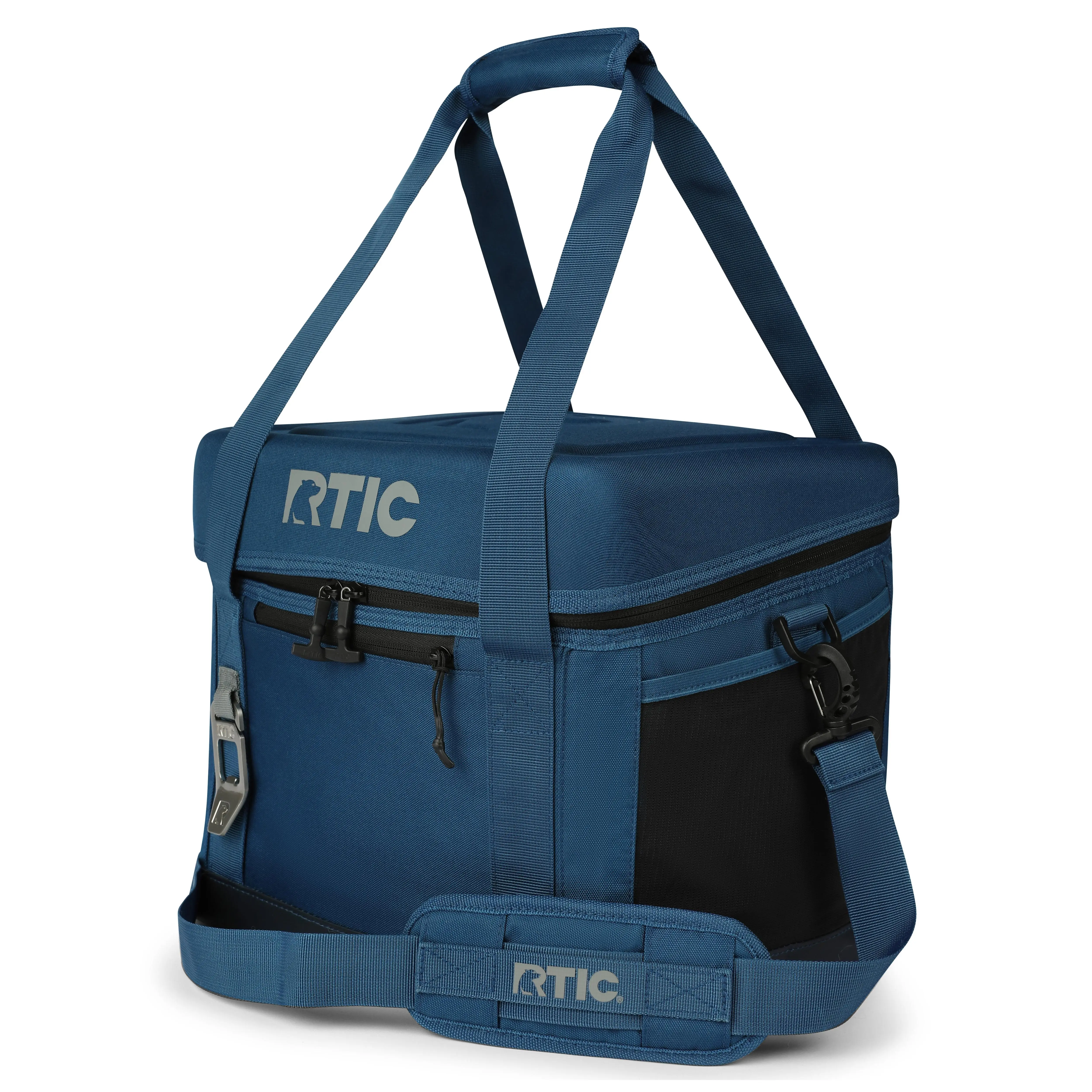 RTIC 28-Can, 27 Qt, Collapsible Soft Cooler with Bottle Opener, Navy