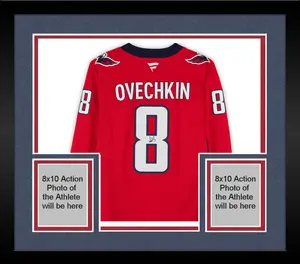Framed Alex Ovechkin Washington Capitals Autographed Red Home Fanatics Premium Jersey - Fanatics Authentic Certified