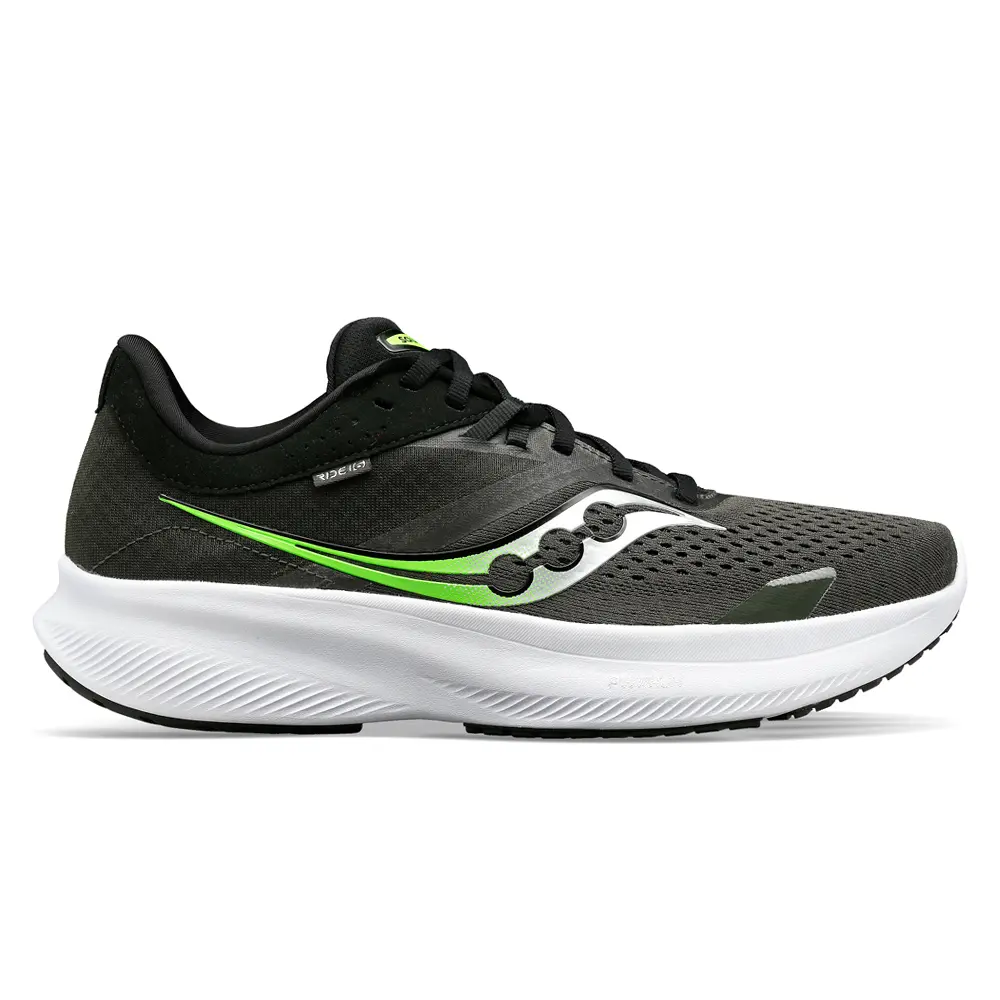 Saucony Mens Ride 16 Running Sneakers Shoes - Black
