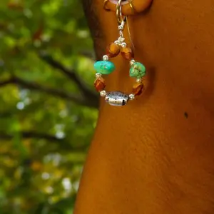 Earthy Turquoise Be Still Earrings