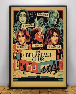 The Breakfast Club Poster , Wall Art , Wall Prints , Home Decor 45772 183
