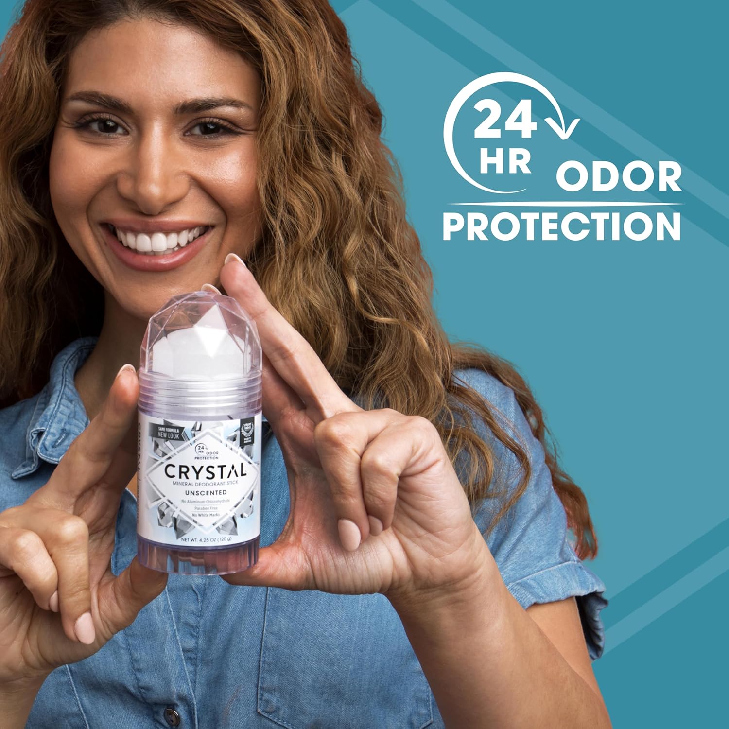 CRYSTAL Mineral Deodorant Stick, Unscented, 4.25 oz (120 g) CRYSTAL Mineral Deodorant Stick, Unscented, 4.25 oz (120 g)