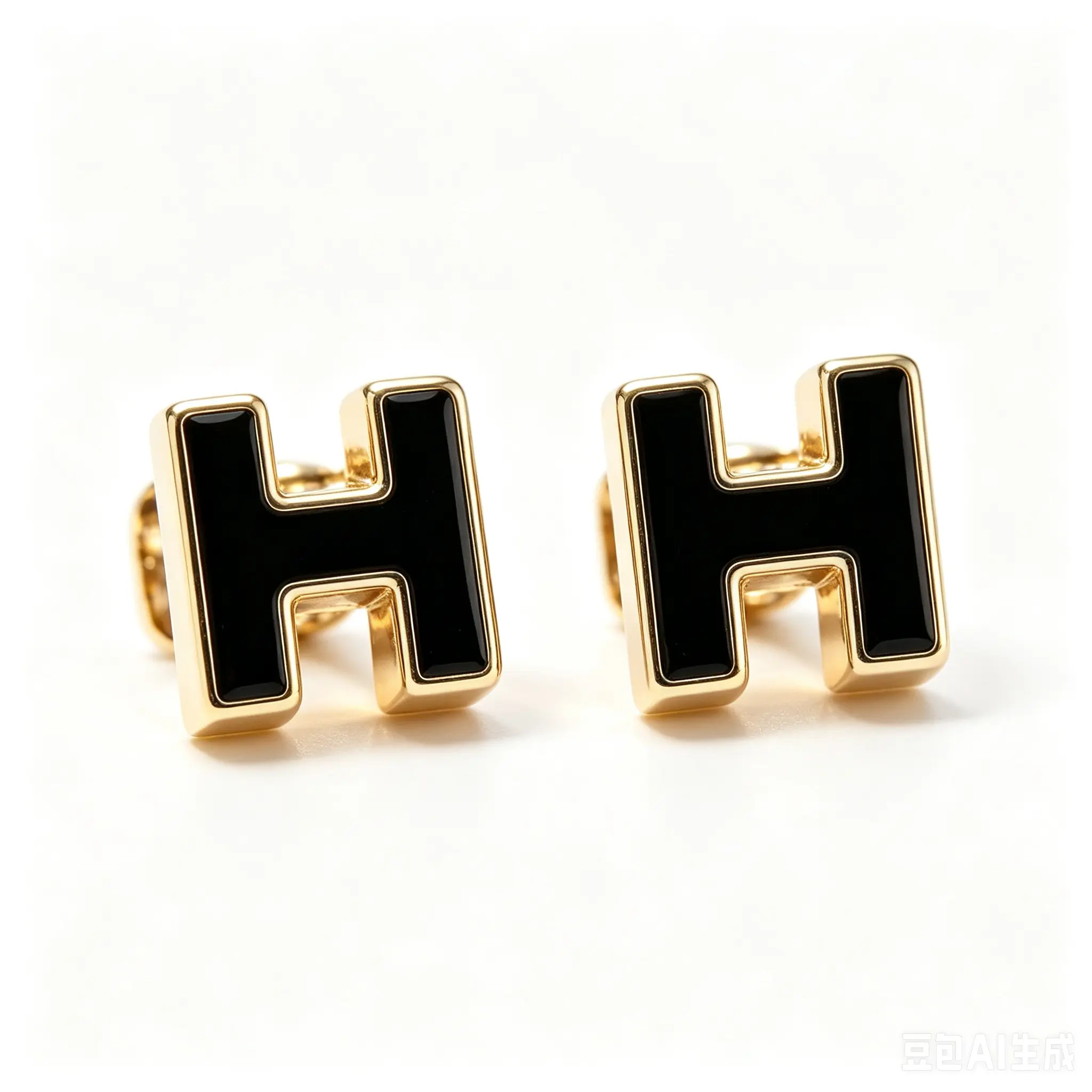 Pre-owned Hermès Cage d'H Cube Earrings 4000041502248