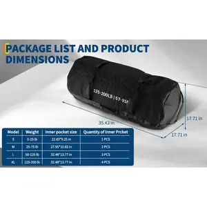 Adjustable Heavy-Duty Workout Sandbag for Fitness & Yoga – Multiple Handles, Unfilled Inner Bag, Ideal for Strength, Core & Full-Body Training – Home Gym Equipment