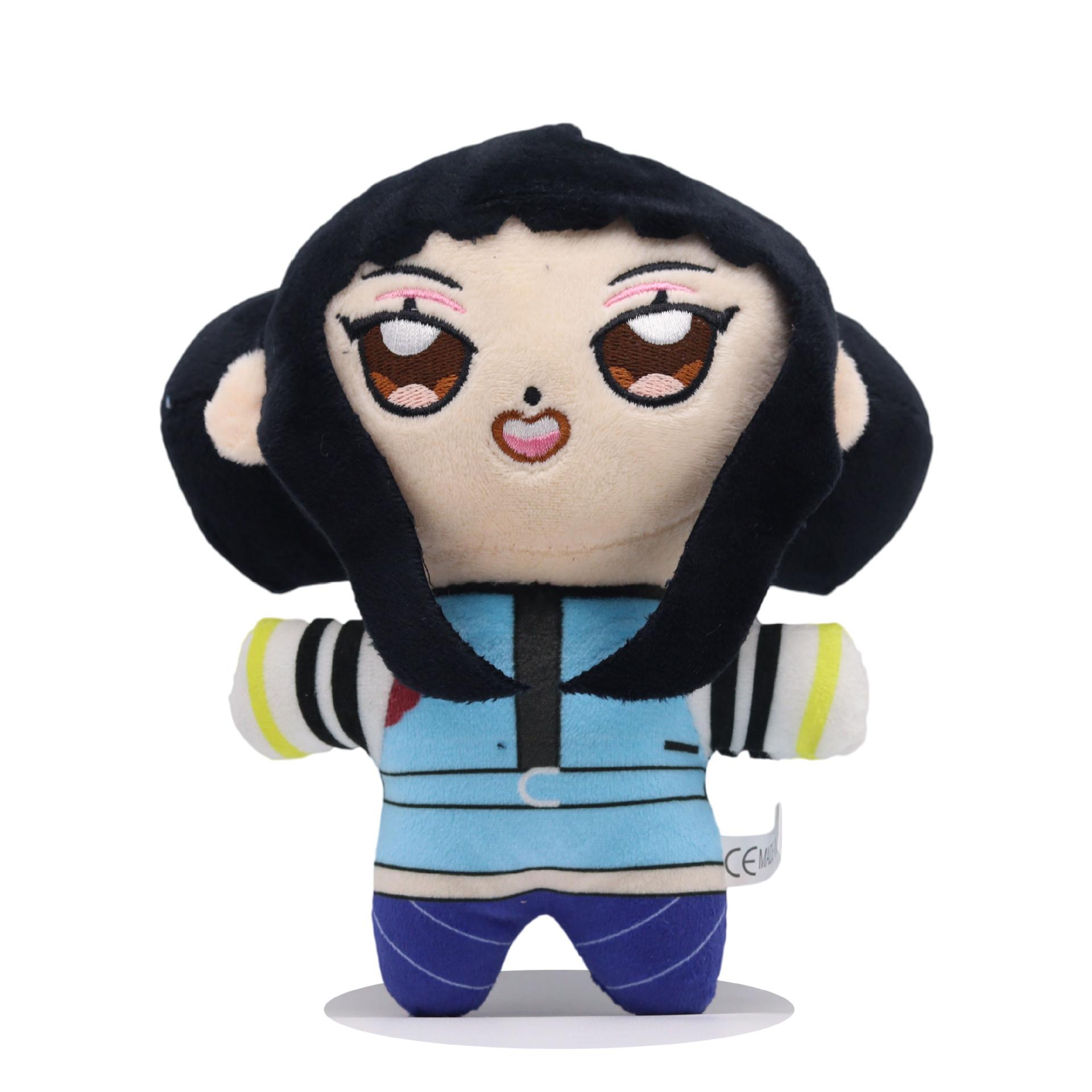 K-Pop Style Demon Hunter Girl Plush Toy | Cute Cartoon Idol Doll for young people