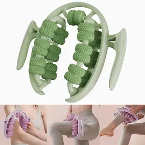 Multifunctional Massage Roller Anti Slip Lightweight Handheld  Roller Relaxation Yoga Wheel Handheld Sports Devices for Women Girls