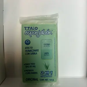 Esponja Jabón Sábila - Original T.T.A.I.esponjabón Effect for Skin Care, 2 en 1 Multi-Ingredient Formula