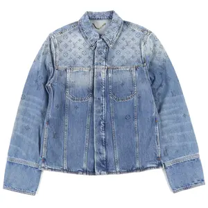 Pre-owned Louis Vuitton Denim Small Leather Goods Monogram Jacket