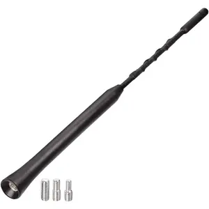 Universal Vehicle Roof Mount Rubber Car Antenna Replacement Mast 9inch Vehicle FM AM Stereo Universal Roof Mounted Antennas