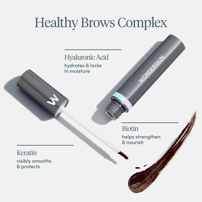 Wonderskin WONDER BLADING Dream Brow Gel-Serum with Hyaluronic Acid & Keratin for Lasting Definition & Weightless Volume Makeup