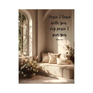 Inspirational Matte Poster, Peaceful Wall Art, Uplifting Home Decor, Christian Wall Decoration, Modern Minimalist Poster