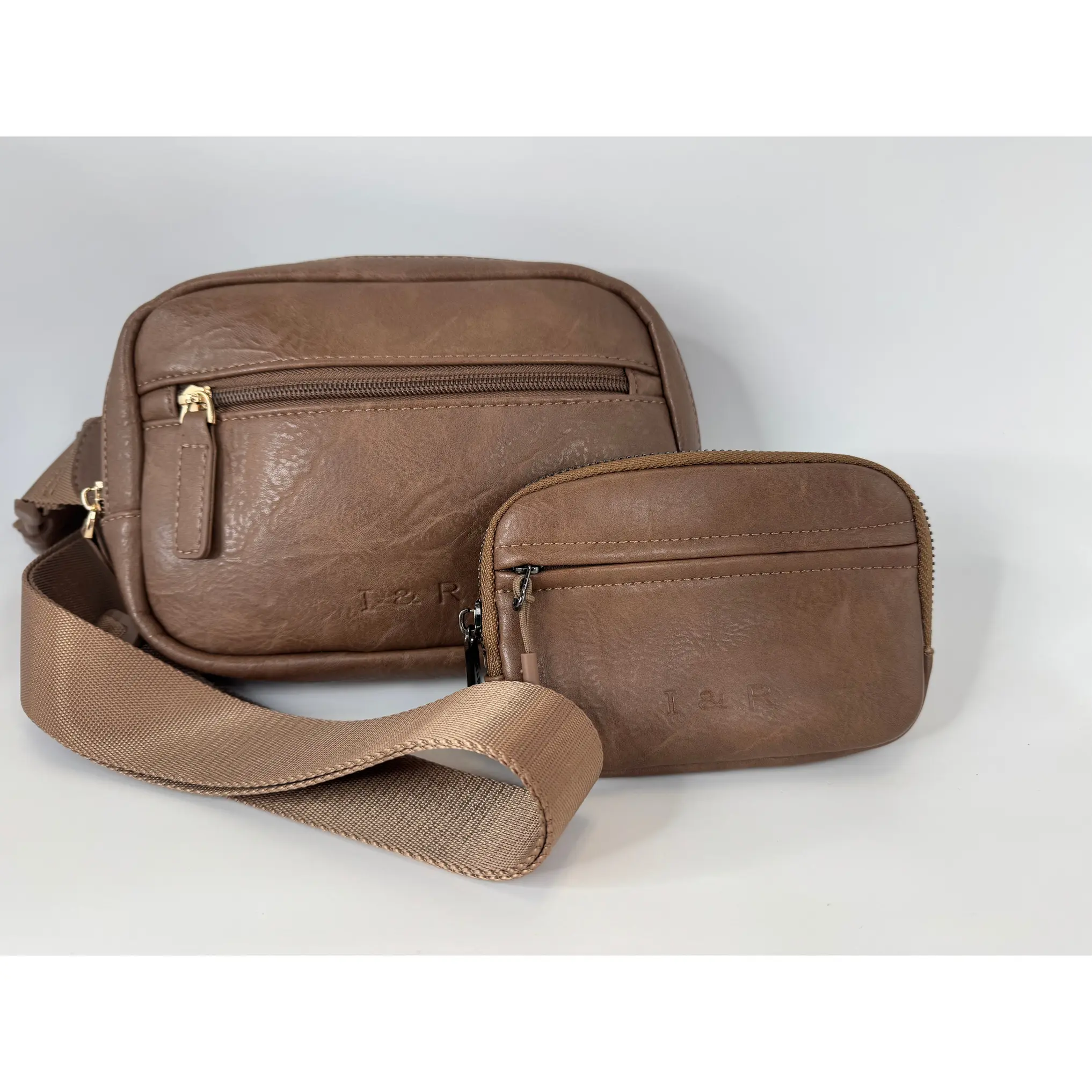 Caramel bag + caramel wallet