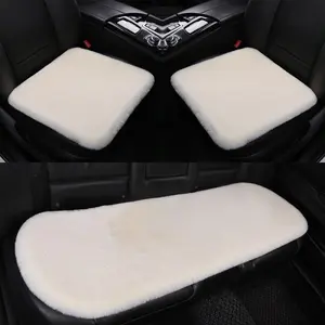 Car Seat Cushion Set, 3-Piece Winter Warmth Removable Cushions, Portable Sponge Filling for All Vehicles, Comfort and Versatility for Year-Round Use, Car Seat Protector