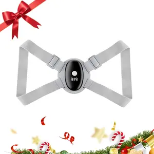 New intelligent upper back collarbone support with intelligent sensor vibration adjustable shoulder straightener and posture corrector, suitable for holiday gift giving