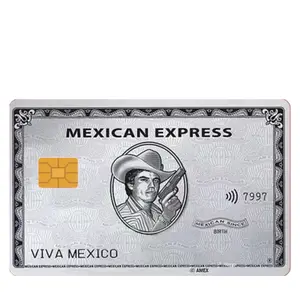 Charlino Sanchez Mexican Express Silver Style Debit Card Skin