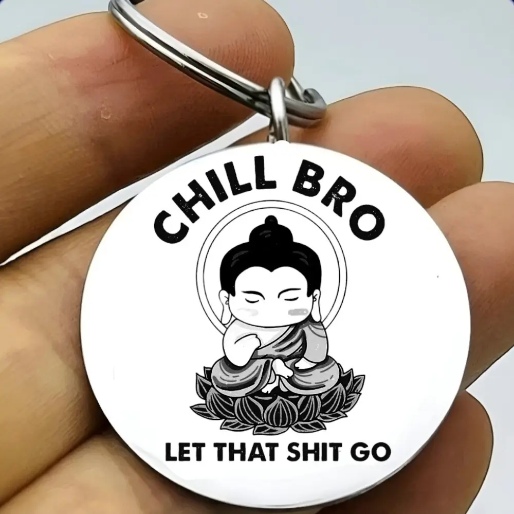 Buddha God Hot Chill Bro  Hot Keychain