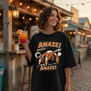 Amaze Rocket Rocky Comfort Colors T-shirt, Retro Sci Fi Alien Book Lover Graphic Shirt, Project Hail Mary Shirt, Astrophage Shirt
