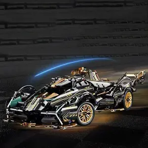 Car Building Blocks Model, Moc Blocks Set, Model Car Kit, Diy Building Model, 1694pcs/set Automotive Decoration for Home Office, Ideal Festive Gift for Car Enthusiasts, Boys & Men gifts