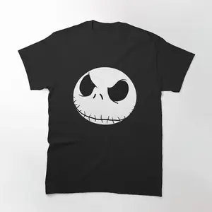 Jack Skellington T-shirt - Iconic Design Featuring The Pumpkin King from Nightmare Before Christmas - Perfect for Halloween 2024 and Fans of Classic Animation