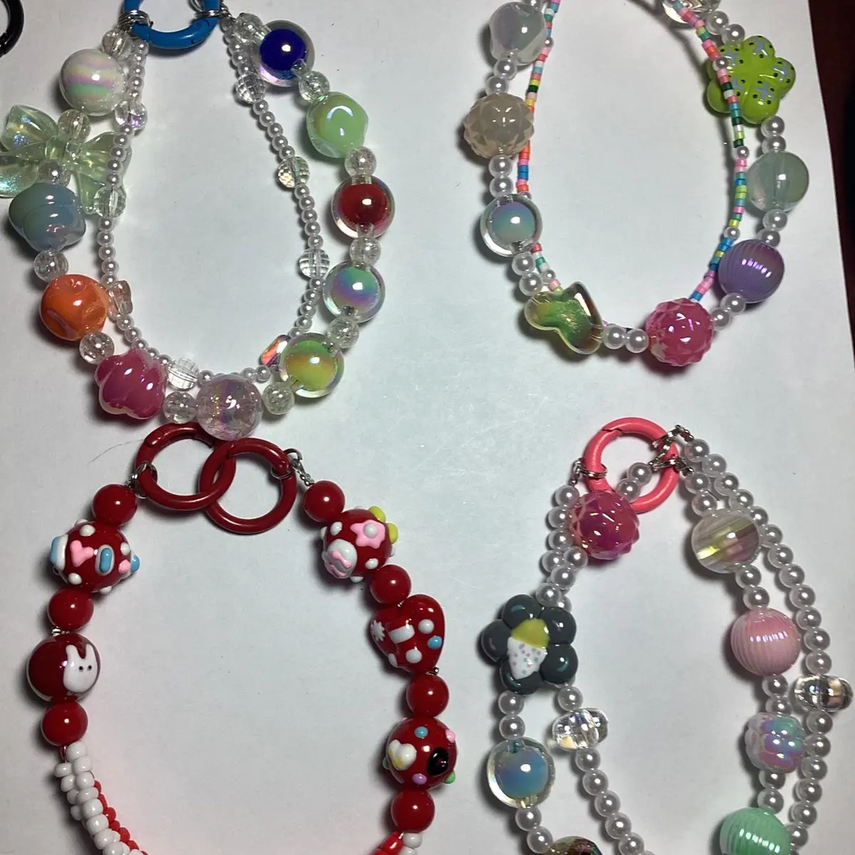 Premium Seed Bead and Small Bead Phone Charms
