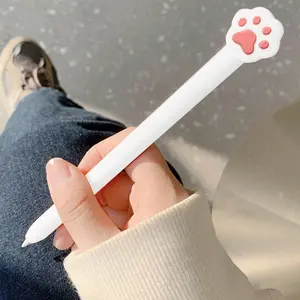 Cute Cat Paw Pen Case for Apple Pencil 2nd Generation, Silicone Protective Cover, Lightweight and Skin-Friendly Feel