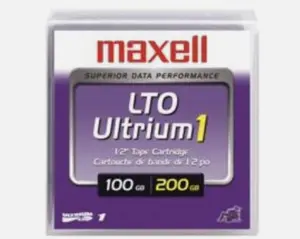 Maxell LTO Ultrium 1 Data Cartridge 100/200 gb 1/2" tape cartridge with case