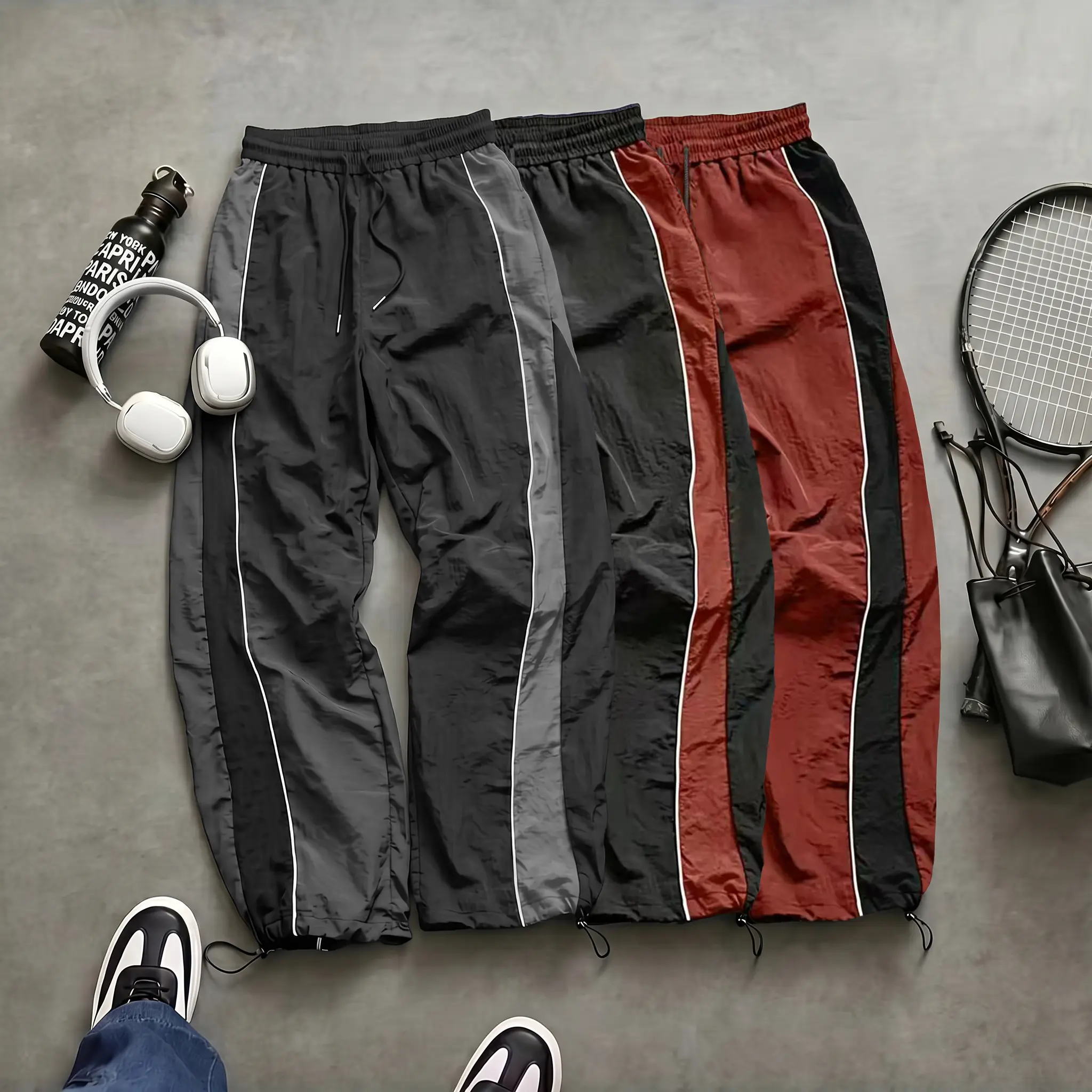208 Black + 002 Black + Red