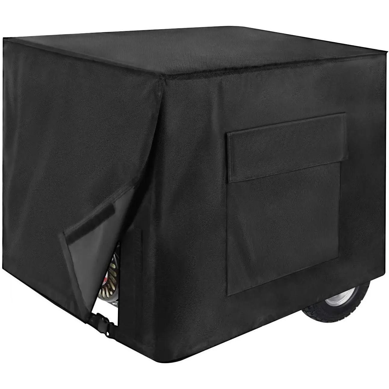 Outdoor Generator Covers  Heavy Duty 600D Oxford Portable Generator Cover Universal for 5500-15000 Watt Portable Generators ,38x28x30 in