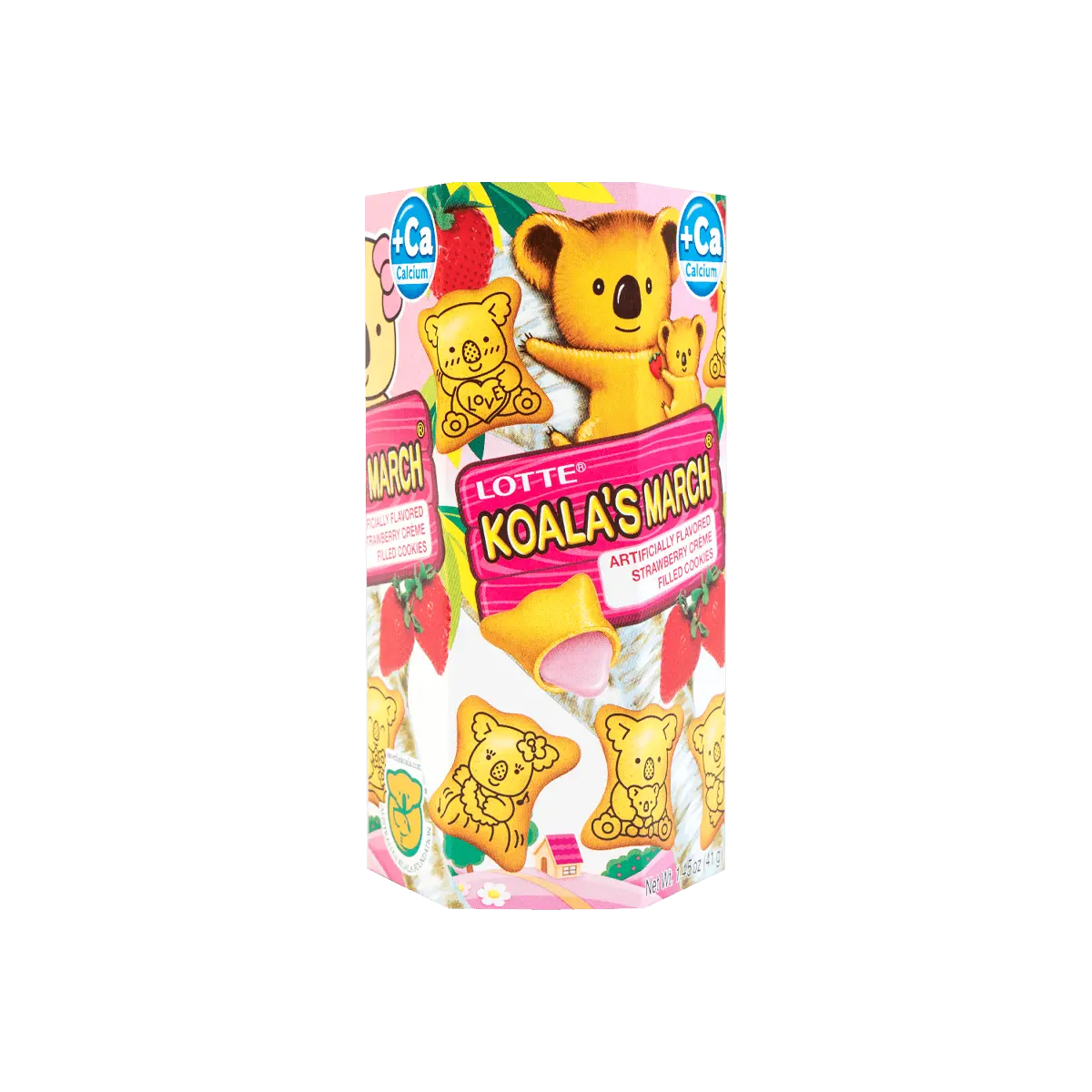 LOTTE Japan Koala's March - Strawberry Cream Filled Cookies,1.45 oz LOTTE Japan Koala's March - Strawberry Cream Filled Cookies,1.45 oz