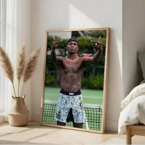 Israel Adesanya Poster - UFC MMA Wall Art, Combat Sports Motivation, Kickboxing Legend Print, Gym Decor, Gift for Mixed Martial Arts Fans. ( Unframed - Print Only )