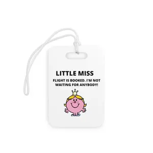 “Little Miss Flight is Booked” Luggage Tag