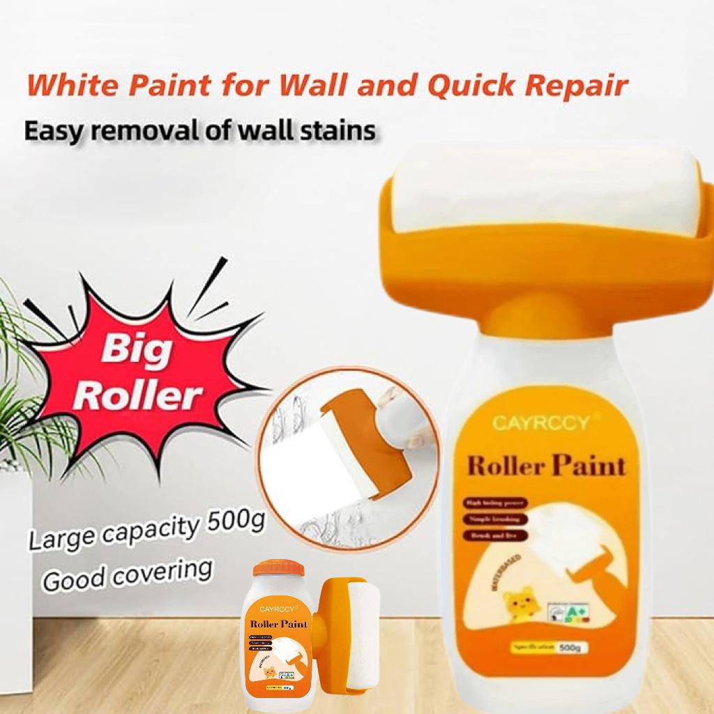 Multi-Purpose Roller Paint Latex Coating | Wall Furniture Renovation | High Coverage Odorless | DIY Easy Application | US Stock