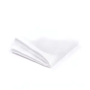 White Silk Pocket Square