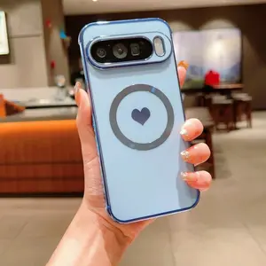 Elegant Heart-Design Phone Case Cover for Google Pixel 7a/8a/9a/10a/8/9/10 Pro/xl, Durable Anti-Drop Protection, Stylish Accessory