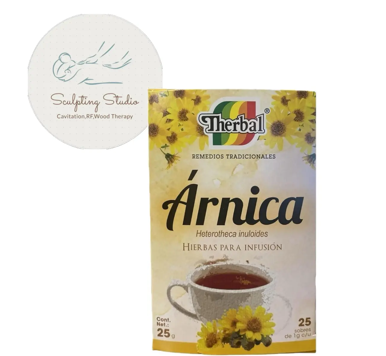 Arnica Anti-inflammatory Compound for Pain Reduction, Swelling, and Bruising Support, Supports Lymphatic Drainage, Traditional Herbal Medicine