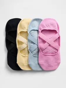 Gap Women's No Show Grip Socks (4-Pack)