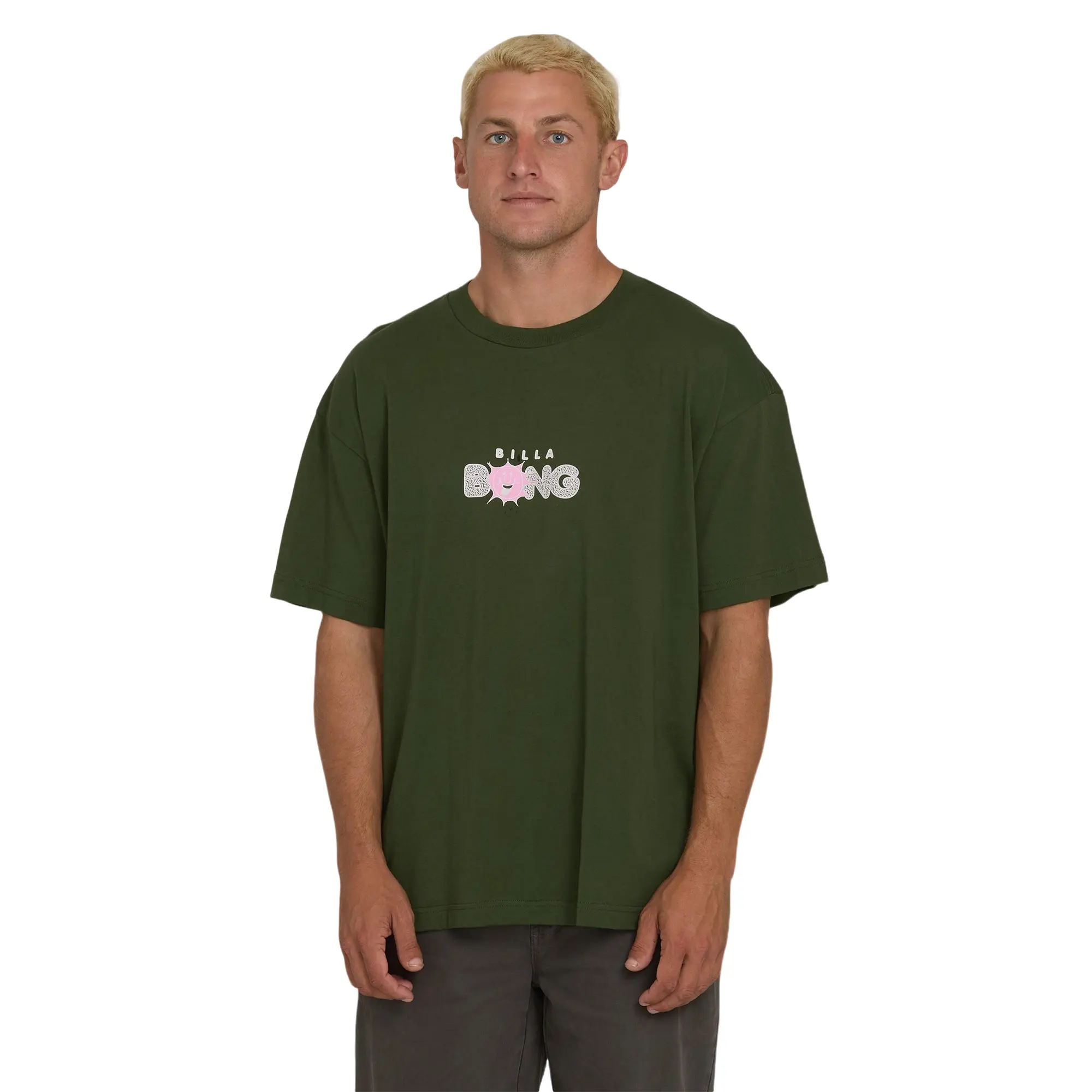 BILLABONG Men's Graphic Short Sleeve Tee Collection, , 100% Cotton, Multiple Colors, Prints,Breathable Summer Short Sleeve T-Shirt, Shape Retention, Adventure Division,  Casual Everyday Wear, Surf & Travel Essential